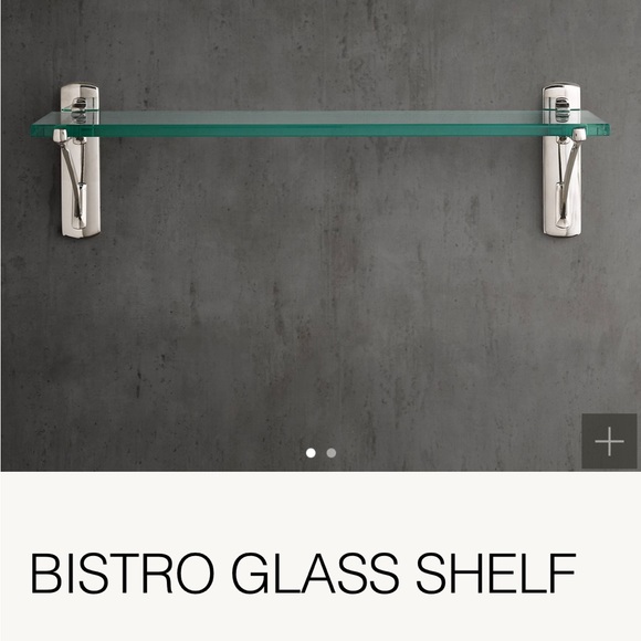 Restoration Hardware Bath Rh Bistro Glass Shelf Poshmark
